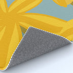 Large Yellow Lilies  Rug Gallery Image 4