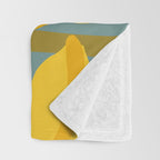 Large Yellow Lilies  Throw Blanket Gallery Image 3