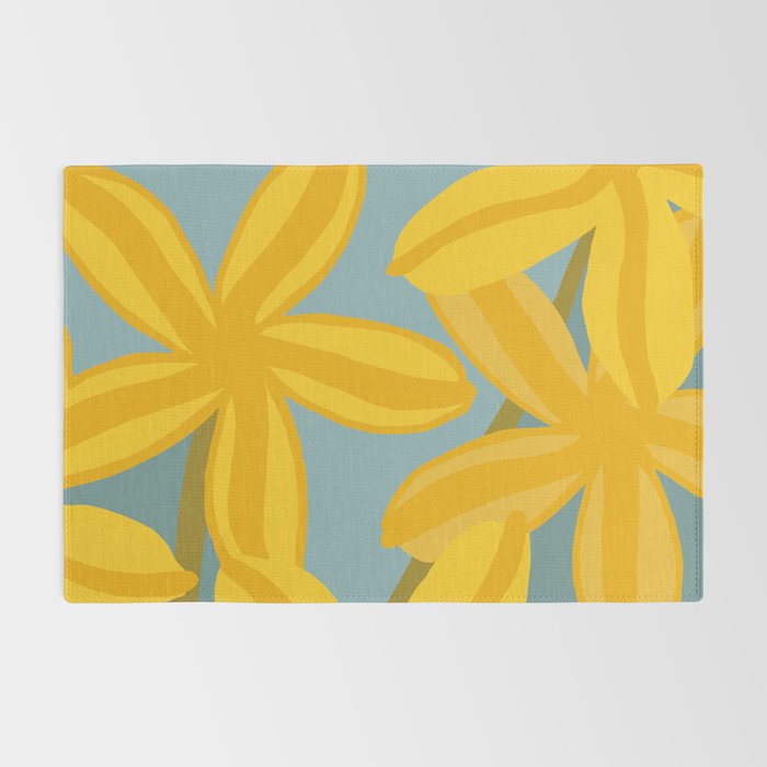 Large Yellow Lilies  Rug Gallery Image 2
