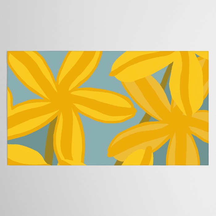 Large Yellow Lilies  Tablecloth Gallery Image 2