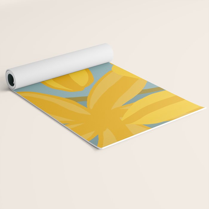 Large Yellow Lilies  Yoga Mat Gallery Image 2