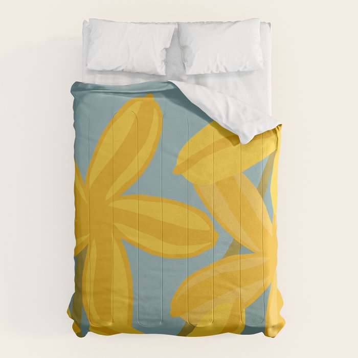 Large Yellow Lilies  Comforter Gallery Image 1