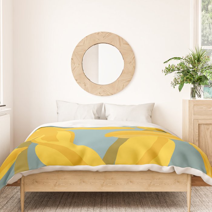 Large Yellow Lilies  Duvet Cover Gallery Image 3