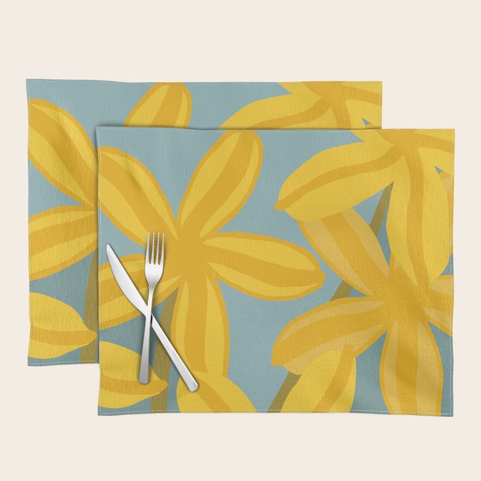 Large Yellow Lilies  Placemat Gallery Image 1