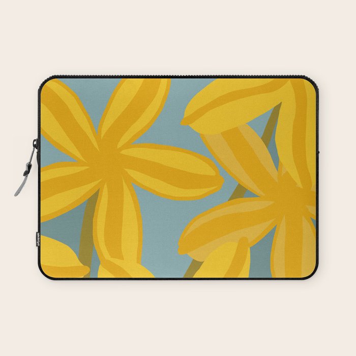 Large Yellow Lilies  Laptop Sleeve Gallery Image 1