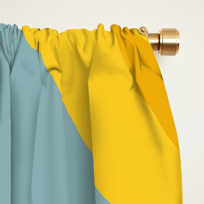 Large Yellow Lilies  Window Curtain Gallery Image 2