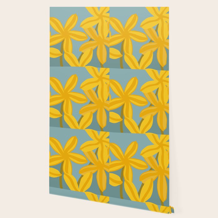 Large Yellow Lilies  Wallpaper Gallery Image 2