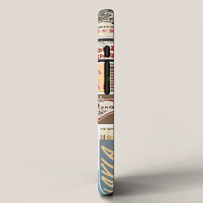 Vintage Matchbook Collage Art Print iPhone Case Gallery Image 2