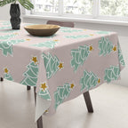 CoastL Christmas Light Blush  Tablecloth Gallery Image 3