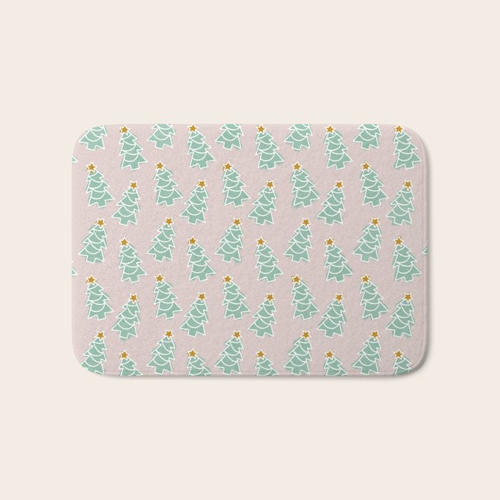 CoastL Christmas Light Blush  Bath Mat Gallery Image 1