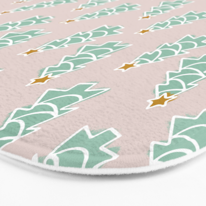 CoastL Christmas Light Blush  Bath Mat Gallery Image 3