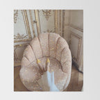THE WEEKEND | glitter collage artwork by Yana Potter aesthetic | charm| shoes | shiny Throw Blanket Gallery Image 2