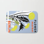 Flower Market Berlin Bath Mat Gallery Image 1