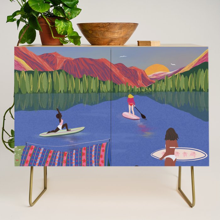 Paddle Boarding Credenza Gallery Image 1