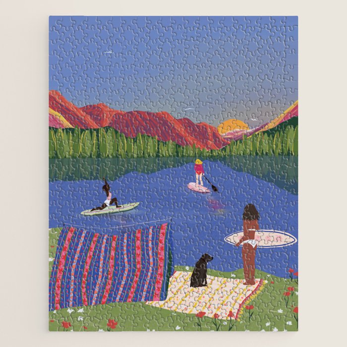 Paddle Boarding Jigsaw Puzzle Gallery Image 1