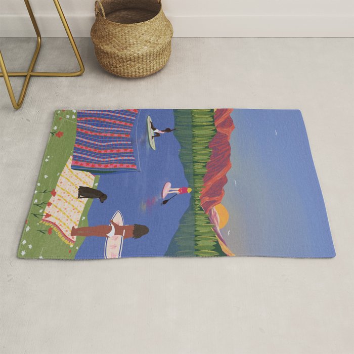 Paddle Boarding Rug Gallery Image 1