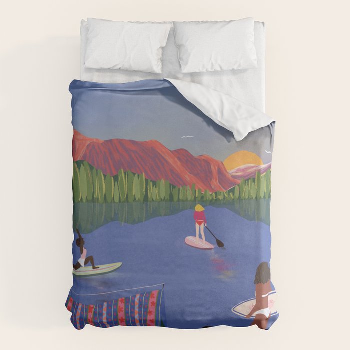 Paddle Boarding Duvet Cover Gallery Image 6