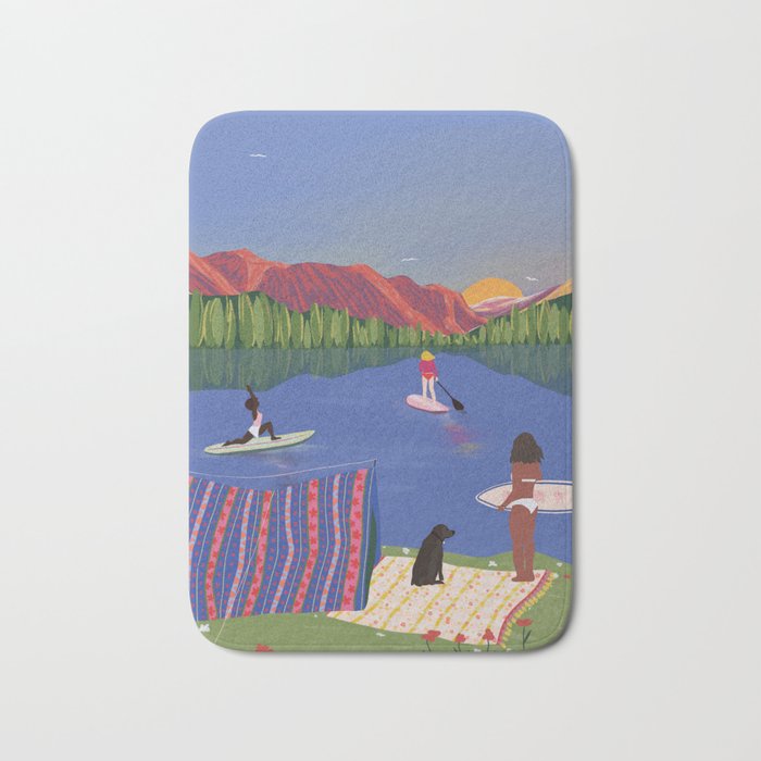 Paddle Boarding Bath Mat Gallery Image 1