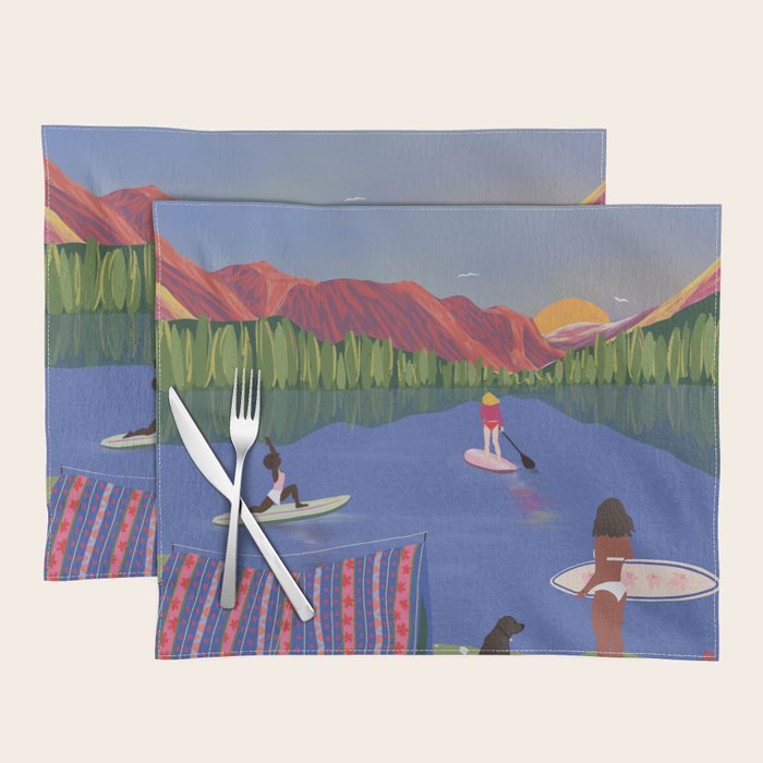 Paddle Boarding Placemat Gallery Image 1