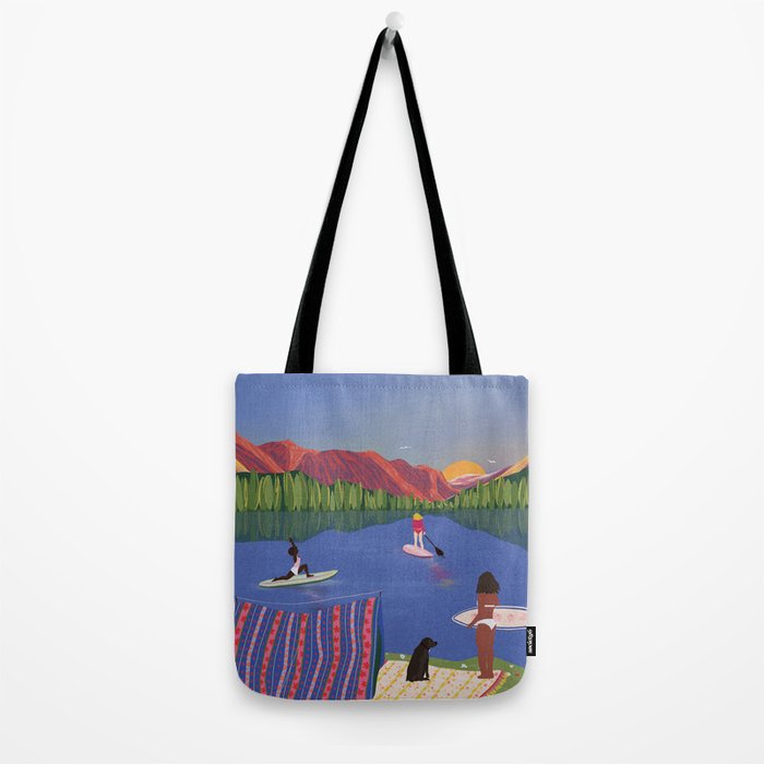 Paddle Boarding Tote Bag Gallery Image 2