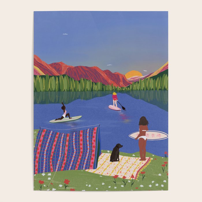 Paddle Boarding Poster Gallery Image 4