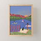 Paddle Boarding Mini Art Print Gallery Image 1