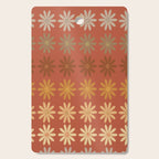 Ombre Abstract Daisies on Mandarin Orange Cutting Board Gallery Image 1