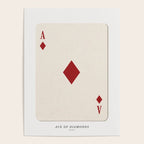 Ace of Diamonds Playing Card Art Print Trendy Poster Gallery Image 4