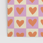 Checker red hearts  Poster Gallery Image 3