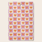 Checker red hearts  Cutting Board Gallery Image 1