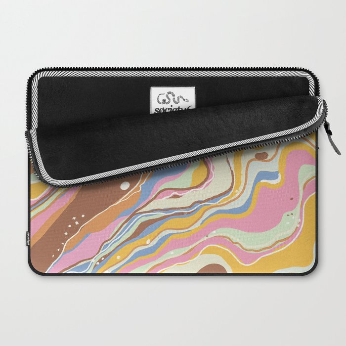 Retro marble #2 Laptop Sleeve Gallery Image 2