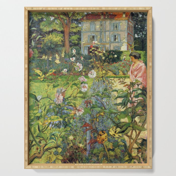 Edouard Vuillard The Garden at Vaucresson Serving Tray Gallery Image 1