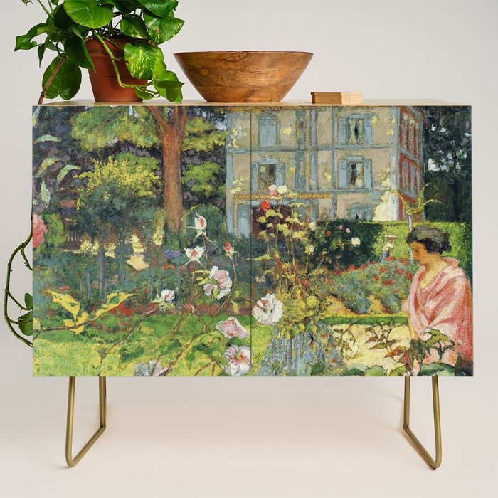 Edouard Vuillard The Garden at Vaucresson Credenza Gallery Image 1