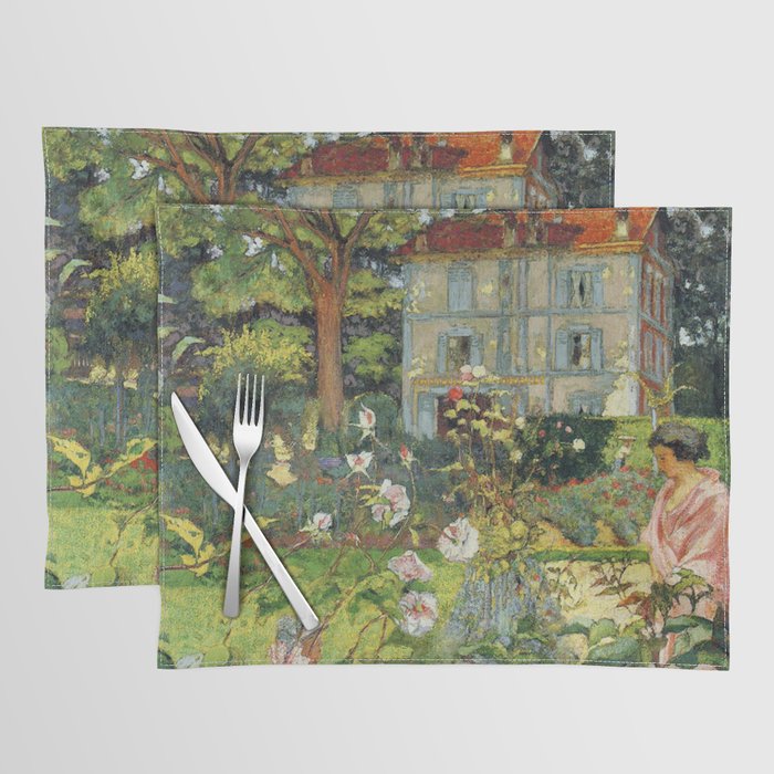 Edouard Vuillard The Garden at Vaucresson Placemat Gallery Image 1