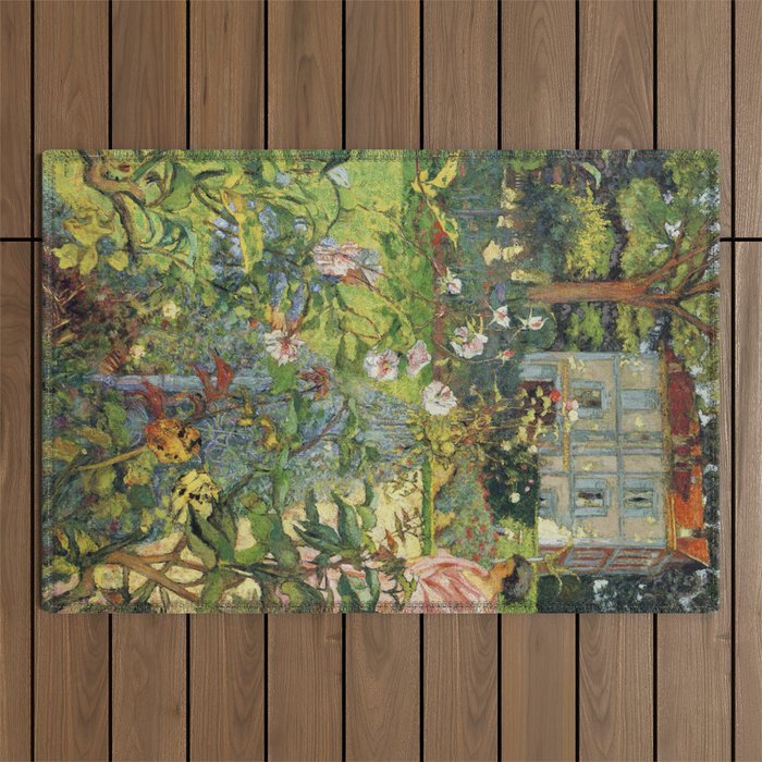 Edouard Vuillard The Garden at Vaucresson Outdoor Rug Gallery Image 1