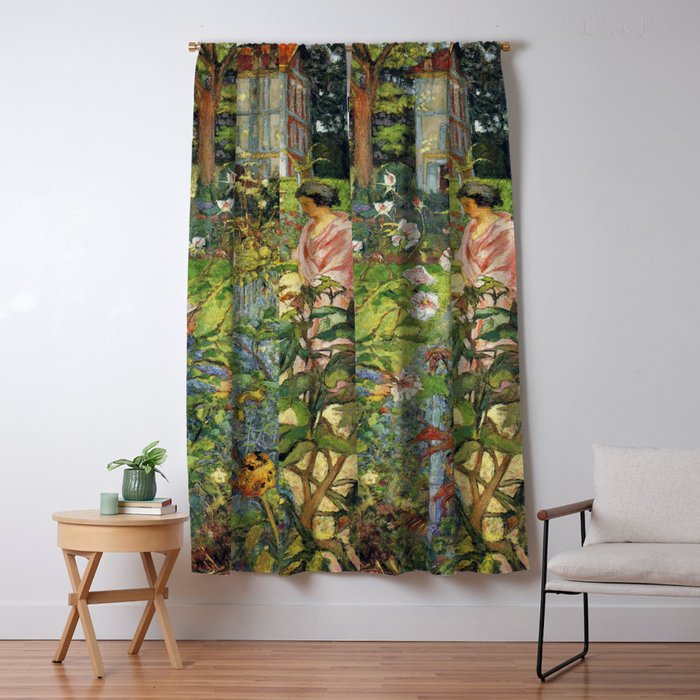 Edouard Vuillard The Garden at Vaucresson Window Curtain Gallery Image 1