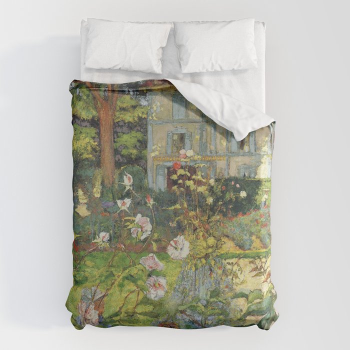 Edouard Vuillard The Garden at Vaucresson Duvet Cover Gallery Image 1