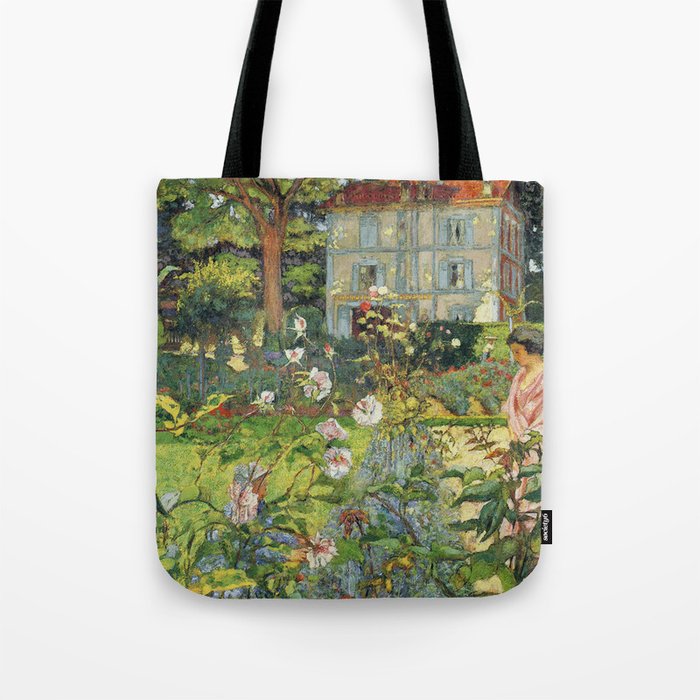 Edouard Vuillard The Garden at Vaucresson Tote Bag Gallery Image 1