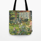 Edouard Vuillard The Garden at Vaucresson Tote Bag Gallery Image 1