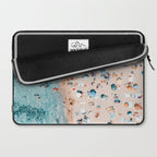 Aerial Beach Print, Ocean Art, Australia Bondi Beach, Beach Art Print, Beach Photography, Modern Beach Lifestyle Print Laptop Sleeve Gallery Image 2