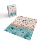 Aerial Beach Print, Ocean Art, Australia Bondi Beach, Beach Art Print, Beach Photography, Modern Beach Lifestyle Print Jigsaw Puzzle Gallery Image 2