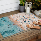 Aerial Beach Print, Ocean Art, Australia Bondi Beach, Beach Art Print, Beach Photography, Modern Beach Lifestyle Print Outdoor Rug Gallery Image 2