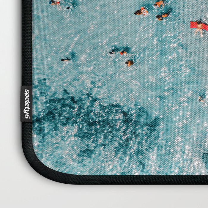 Aerial Beach Print, Ocean Art, Australia Bondi Beach, Beach Art Print, Beach Photography, Modern Beach Lifestyle Print Laptop Sleeve Gallery Image 3