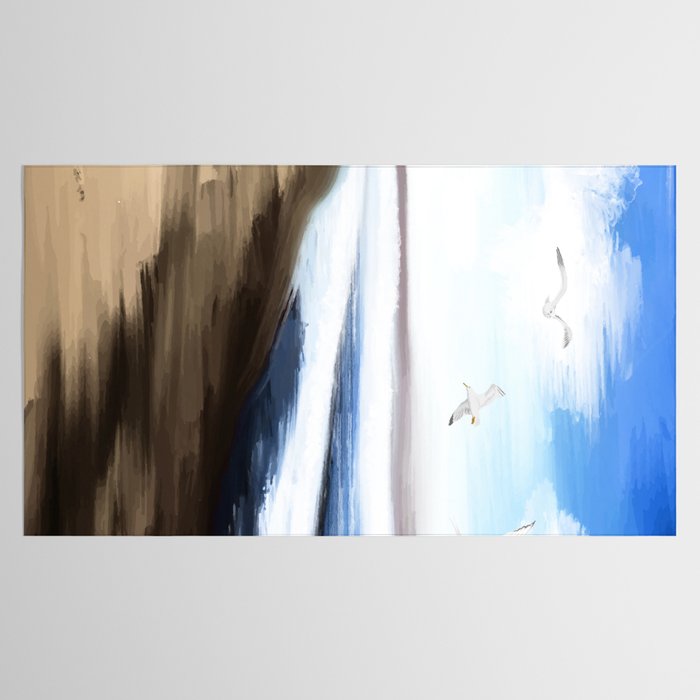 Coastal Seagulls Tablecloth Gallery Image 2