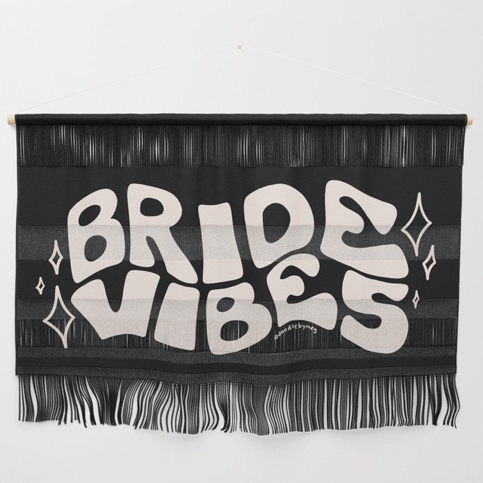 Bride Vibes in Cream Wall Hanging Gallery Image 1