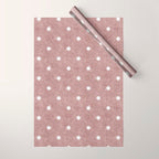 stars on mauve Wrapping Paper Gallery Image 1