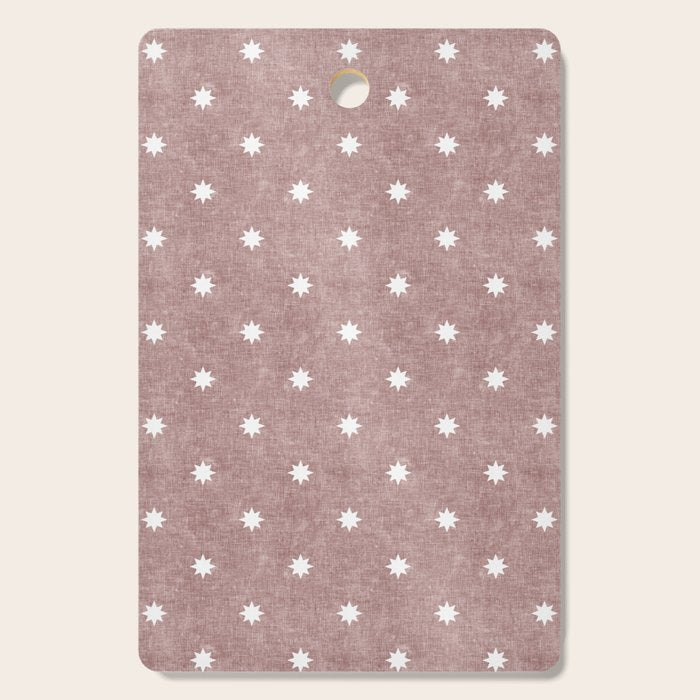 stars on mauve Cutting Board Gallery Image 1