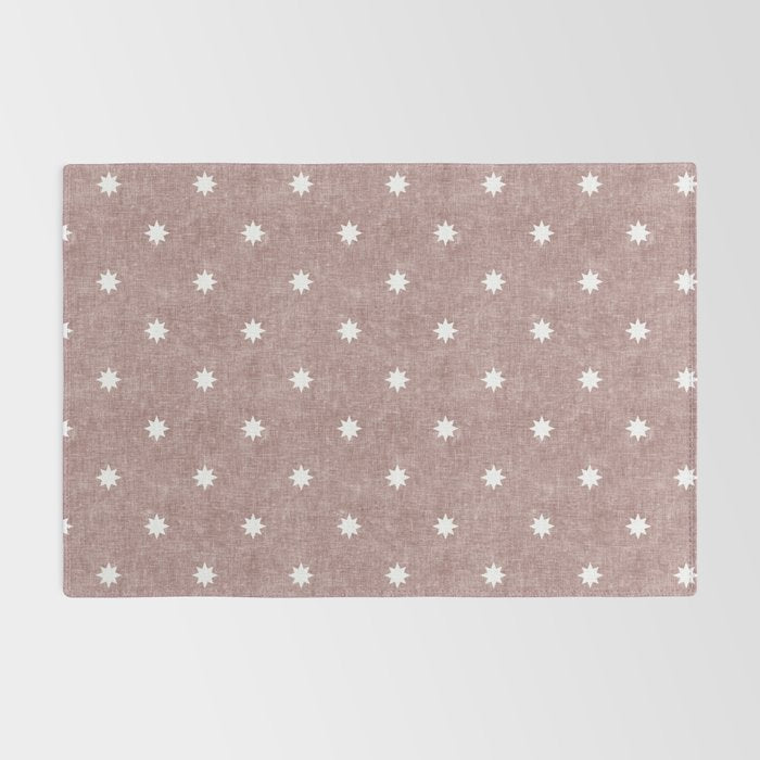 stars on mauve Rug Gallery Image 2