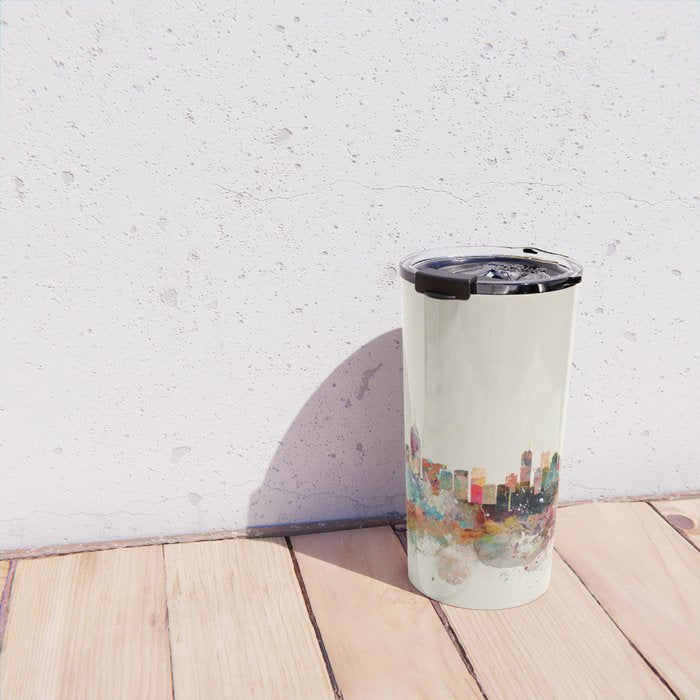 hong kong skyline Travel Mug Gallery Image 4