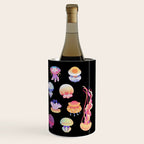 Jellyfish Day - dark Wine Chiller Gallery Image 3